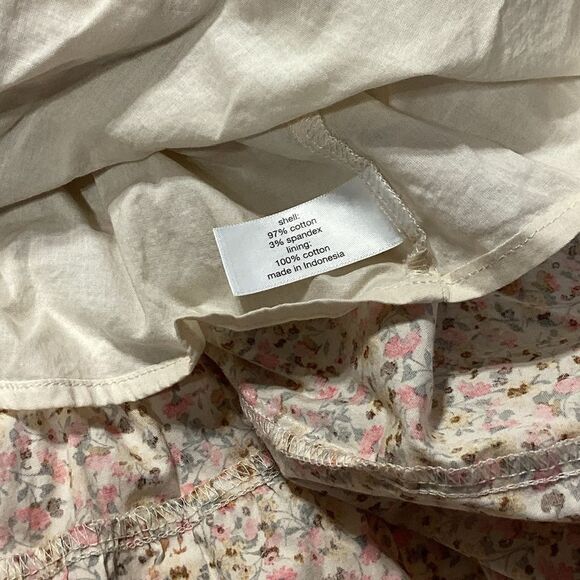 Lane Bryant Floral Maxi Skirt Plus Size 26/28 Flowy High Slit Elastic Waist - Picture 10 of 12